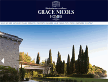 Tablet Screenshot of gracenicols.com